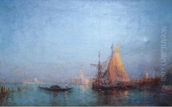 Vue De Venise. Oil Painting by Felix Ziem