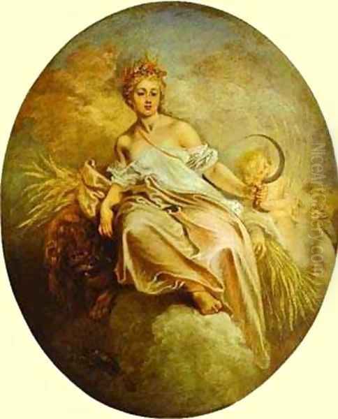 Ceres (Summer) 1712 Oil Painting by Jean-Antoine Watteau