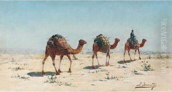 Caravan In The Desert by Richard Karlovich Zommer