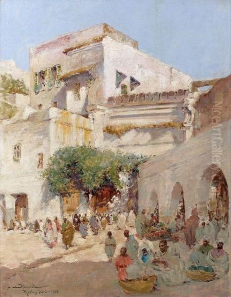 Moulay Idriss Oil Painting by Felipe Barantes Abascal