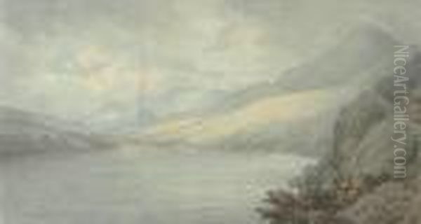 Loch Tay, Near Kenmore Oil Painting by John White Abbott