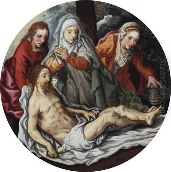 The Lamentation Oil Painting by Pieter Aertsen