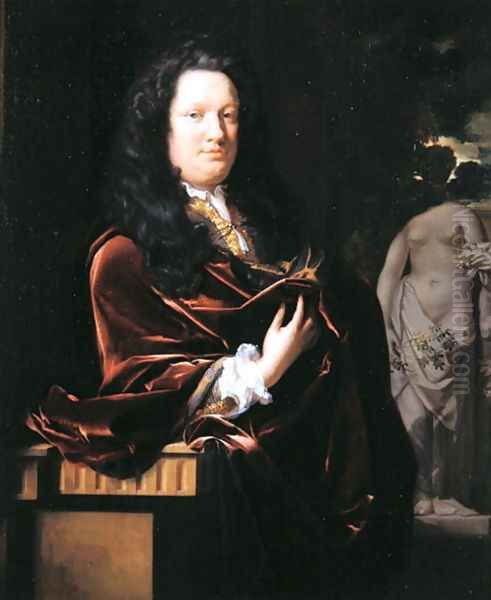 Portrait of a Gentleman, 1694 Oil Painting by Adriaen Van Der Werff