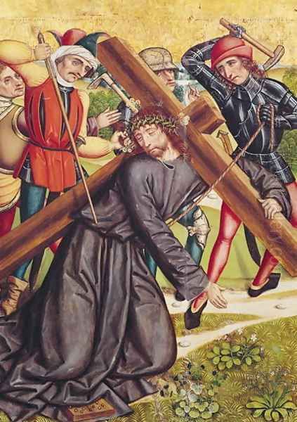 The Carrying of the Cross Oil Painting by Michael Wolgemut