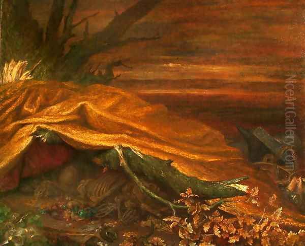 'Can These Bones Live?' Oil Painting by George Frederick Watts