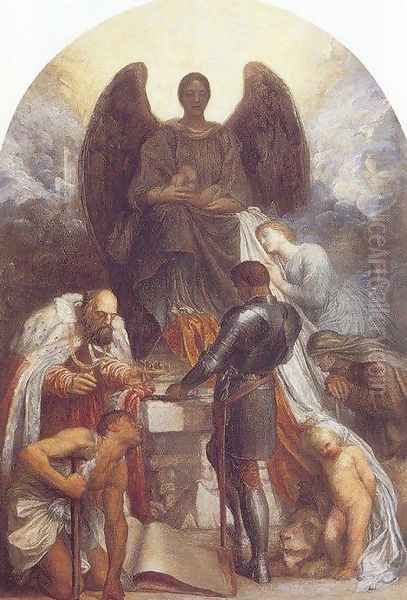 The Angel of Death Oil Painting by George Frederick Watts