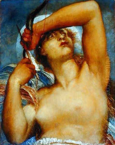 Artemis Oil Painting by George Frederick Watts