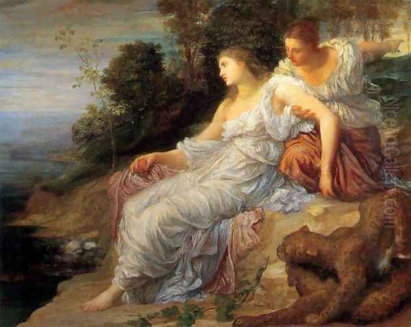 Ariadne in Naxos, 1875 Oil Painting by George Frederick Watts