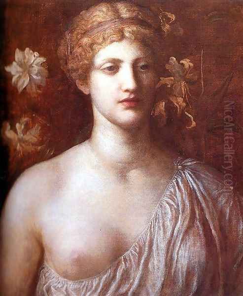 The Wife of Pygmalion Oil Painting by George Frederick Watts