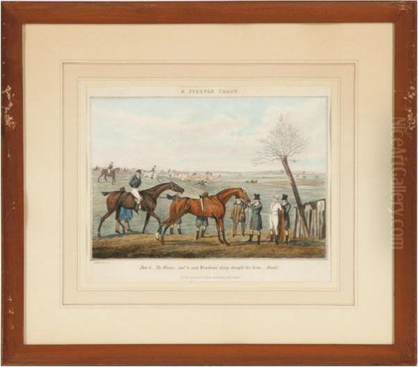 A Steeple Chase Oil Painting by Henry Thomas Alken