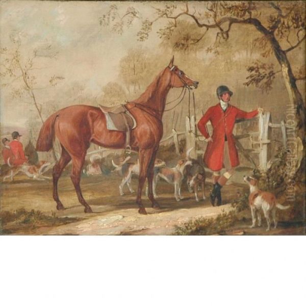 Huntsman With His Pack Oil Painting by Henry Thomas Alken