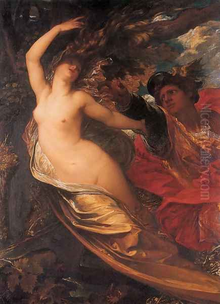 Orlando Pursuing the Fata Morgana Oil Painting by George Frederick Watts