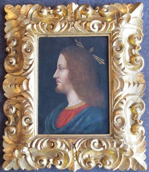 Buste Du Christ De Profil. Oil Painting by Ambrogio de Predis