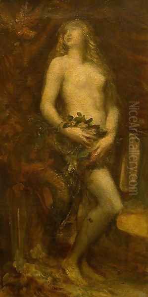 Eve Tentee Oil Painting by George Frederick Watts