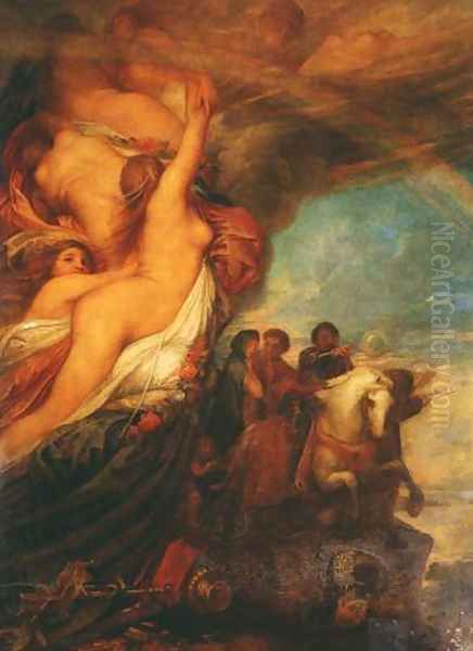 Life's Illusions Oil Painting by George Frederick Watts