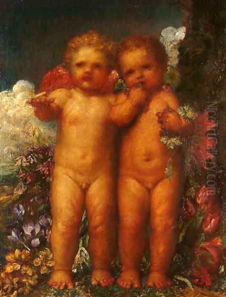 In the Land of Weissnichtwo, 1894 Oil Painting by George Frederick Watts