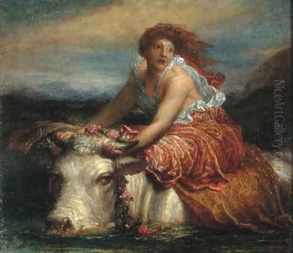 Europa, c.1870-94 Oil Painting by George Frederick Watts