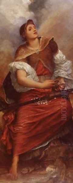 Faith C1890 6 Oil Painting by George Frederick Watts