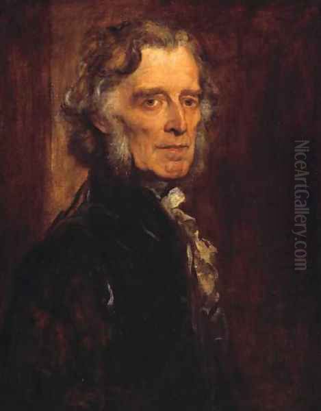 Russell Gurney Oil Painting by George Frederick Watts