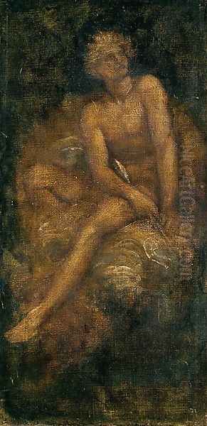 Study For Hyperion Oil Painting by George Frederick Watts