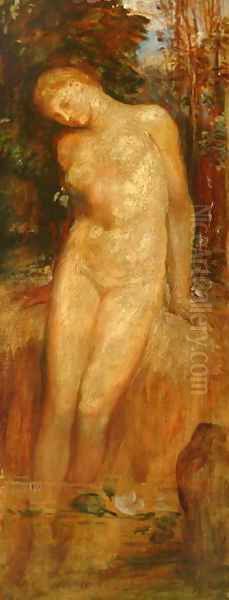 Nude Standing Oil Painting by George Frederick Watts