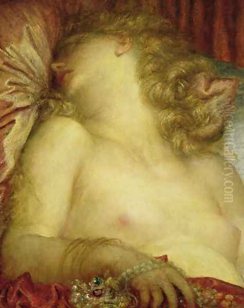 The Wife of Plutus, c.1880-89 Oil Painting by George Frederick Watts