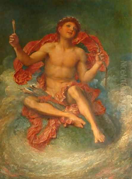 Idle Child of Fancy, 1885 Oil Painting by George Frederick Watts