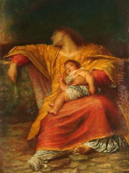 Peace and Goodwill, 1887 Oil Painting by George Frederick Watts