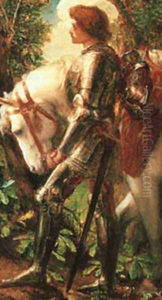 Sir Galahad Oil Painting by George Frederick Watts