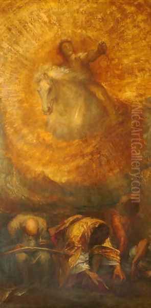 Progress Oil Painting by George Frederick Watts