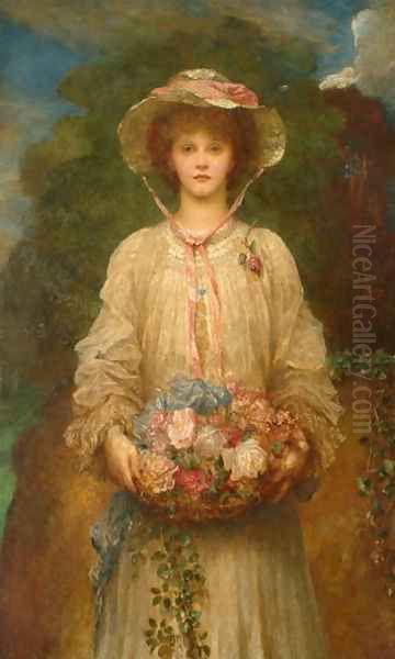 Lilian, 1904 Oil Painting by George Frederick Watts