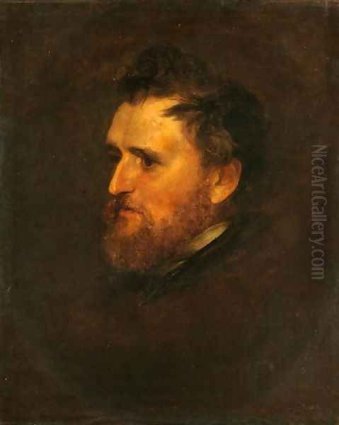 James Barr Mitchell, c.1856 Oil Painting by George Frederick Watts