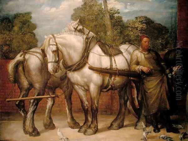 The Noonday Rest Oil Painting by George Frederick Watts