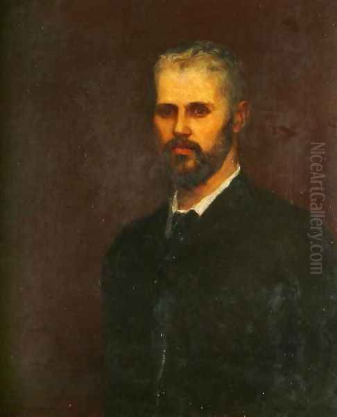 Claude Joseph Goldsmid Montefiore (1858-1938) 1903 Oil Painting by George Frederick Watts