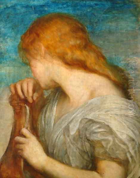 Undine Oil Painting by George Frederick Watts