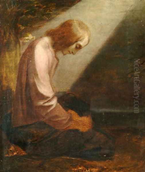 Kneeling Figure, c.1836 Oil Painting by George Frederick Watts