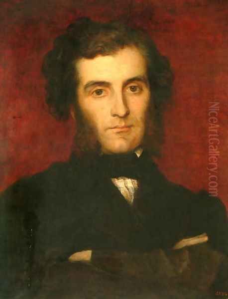 Dr Zambacco, 1858 Oil Painting by George Frederick Watts