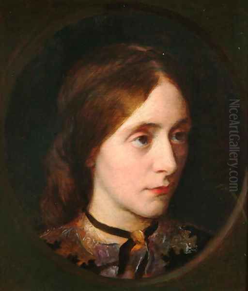 Mrs Morris, c.1850 Oil Painting by George Frederick Watts