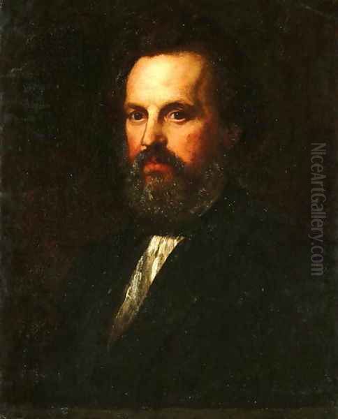 Frans Donders Oil Painting by George Frederick Watts