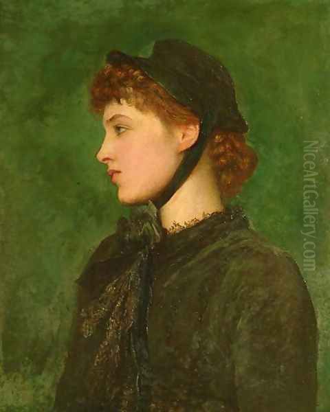 Mrs Langtry, 1879 Oil Painting by George Frederick Watts