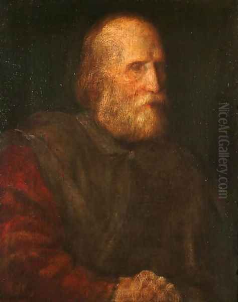 Giuseppe Garibaldi (1807-82) 1864 Oil Painting by George Frederick Watts