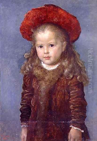 Zoe Ionides Oil Painting by George Frederick Watts