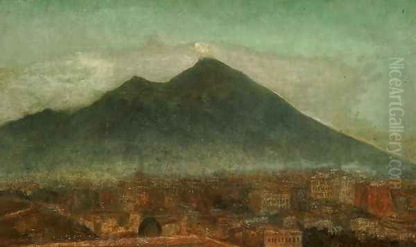 Naples, 1889 Oil Painting by George Frederick Watts