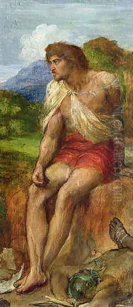 Samson, 1875 Oil Painting by George Frederick Watts