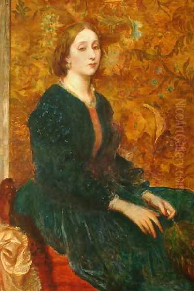 Lady Somers, 1860 Oil Painting by George Frederick Watts