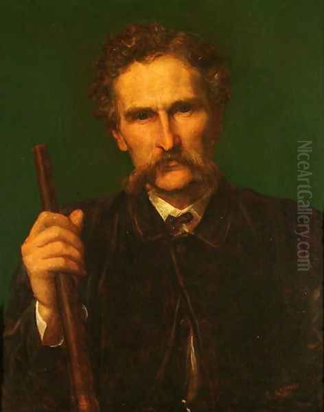 Rith H. Wallis-Dunlop, 1872 Oil Painting by George Frederick Watts