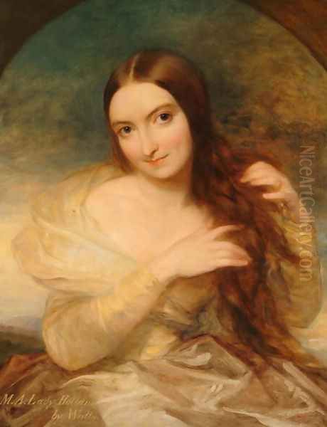 Lady Mary Augusta Holland, c.1844 Oil Painting by George Frederick Watts