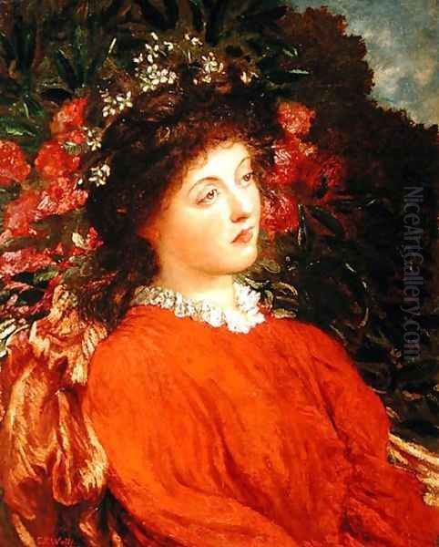 Jessamine, 1869 Oil Painting by George Frederick Watts