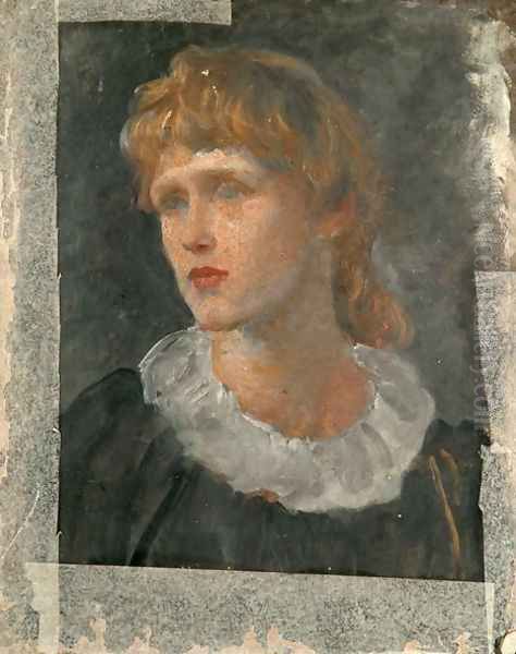 Portrait of a Woman Oil Painting by George Frederick Watts