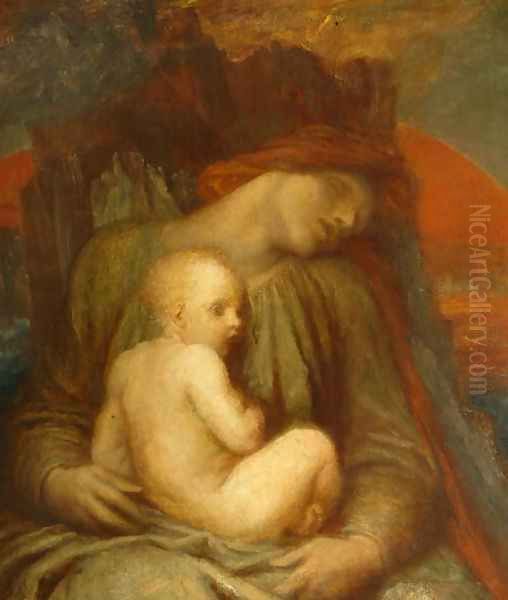 The Slumber of the Ages, 1901 Oil Painting by George Frederick Watts